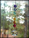 m/w Swarovski Crystal 30mm Ball Sun Catcher Chakra