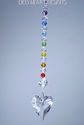 m/w Swarovski Clear Wild Heart with Chakra Strand 