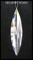 SWAROVSKI 80mm LONG PERFECTLY CUT BEAUTIFUL HANGIN