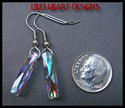 m/w Swarovski Crystal Aurora Borealis Column Dangl