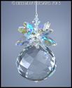 m/w Swarovski Mozart Ball w/ AB Leaves Pineapple S
