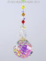 m/w Swarovski 30mm Aurora Mozart w/ Chakra Colors 