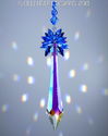 m/w Swarovski Icicle 100mm LONGEST AB Cobalt Blue 