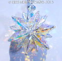 m/w Swarovski HUGE Aurora Beaded Strand AB Star Su
