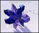 m/w Swarovski Crystal Cobalt Blue and Blue Violet 