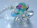 m/w Swarovski Crystal Aqua and AB LOTUS BLOSSOM Su