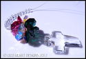m/w Swarovski Crystal 40mm Christmas CROSS Star Su