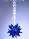 m/w Swarovski Crystal Dk Sapphire COBALT Blue Sun 
