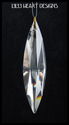 SWAROVSKI 80mm LONG PERFECTLY CUT BEAUTIFUL HANGIN