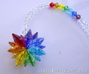 m/w Swarovski Crystal Double Chakra Star + Strand 