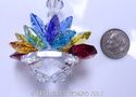 m/w Swarovski Crystal CHAKRA COLORS LOTUS BLOSSOM 