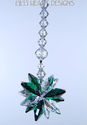m/w Swarovski Crystal Emerald Green and Clear SunC