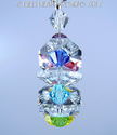 m/w Swarovski Crystal Mini Chakra Clear Mandala St