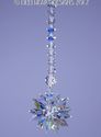 m/w Swarovski Crystal Clear + AB Octagon Sunburst 