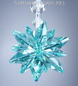 m/w Swarovski Crystal Antique Green Aqua Star Sun 