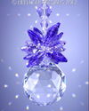 m/w SwarovskI Crystal Purple Violet Pineapple Sun 