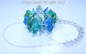 m/w Swarovski Crystal HUGE Dbl Ocean Colors LOTUS 