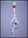 Swarovsk Crystal Christmas Colors 27mm WILD HEART 