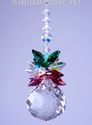 m/w Swarovski 30mm Christmas Pineapple Suncatcher 