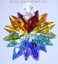 m/w Swarovski Crystal SunCatcher Chakra Rainbow Cl