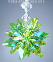 m/w Swarovski Crystal Limited Ed AB Peridot Sun Ca