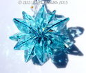 m/w Swarovski Crystal Antique Green Aqua Star Sun 