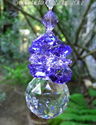 m/w SwarovskI Crystal Purple Violet Pineapple Sun 