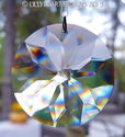 Crystal Clear Star Flower 45mm Sun Catcher MANY RA