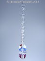 m/w Swarovski Crystal Made in America Flag Star Su
