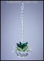 m/w Swarovski Crystal Emerald Green SMALLER LOTUS 