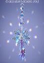 m/w Swarovski AB 40mm Logo Icicle Star Sun Catcher