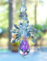  m/w Swarovski Crystal Big AB Quad Winged Angel Su