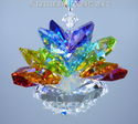 m/w Swarovski AB Rare Chakra Colors Lotus Blossom 