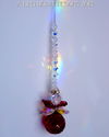 m/w Swarovski Crystal 20mm Chubby RED + AB ANGEL S