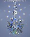 m/w Swarovski Crystal Clear + AB Octagon Sunburst 