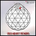 30mm EMERALD GREEN SUNCATCHER Lilli Heart Designs 