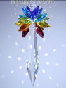 m/w Swarovski Big Icicle Chakra Sunburst Suncatche