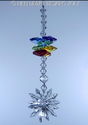 m/w Swarovski Clear Crystal STAR Chakra Octagons S