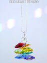 m/w Swarovski Healing Chakra Colors w/ Sterling Si