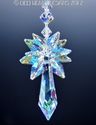 m/w Swarovski AB 40mm Logo Icicle Star Sun Catcher