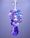 m/w Swarovski Rare AB Violet Topped Purple Icicle 