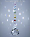 m/w Swarovski 30mm Mozart Ball with Chakra Colors 