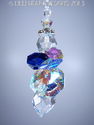  m/w Swarovski Rare Large Quad Winged Blue Angel S