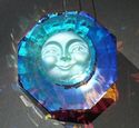 FINE CRYSTAL LARGE SUN FACE SUN CATCHER