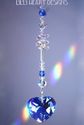 m/w Swarovski Crystal Aurora Sapphire Blue Heart S