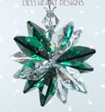 m/w Swarovski Crystal Emerald Green and Clear SunC