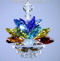 m/w Swarovski Crystal CHAKRA COLORS LOTUS BLOSSOM 