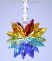 m/w Swarovski Crystal SunCatcher Chakra Rainbow Cl