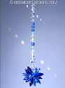 m/w Swarovski Crystal Dk Sapphire Cobalt w/Light S