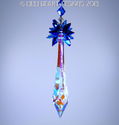 m/w Swarovski Icicle 100mm LONGEST AB Cobalt Blue 